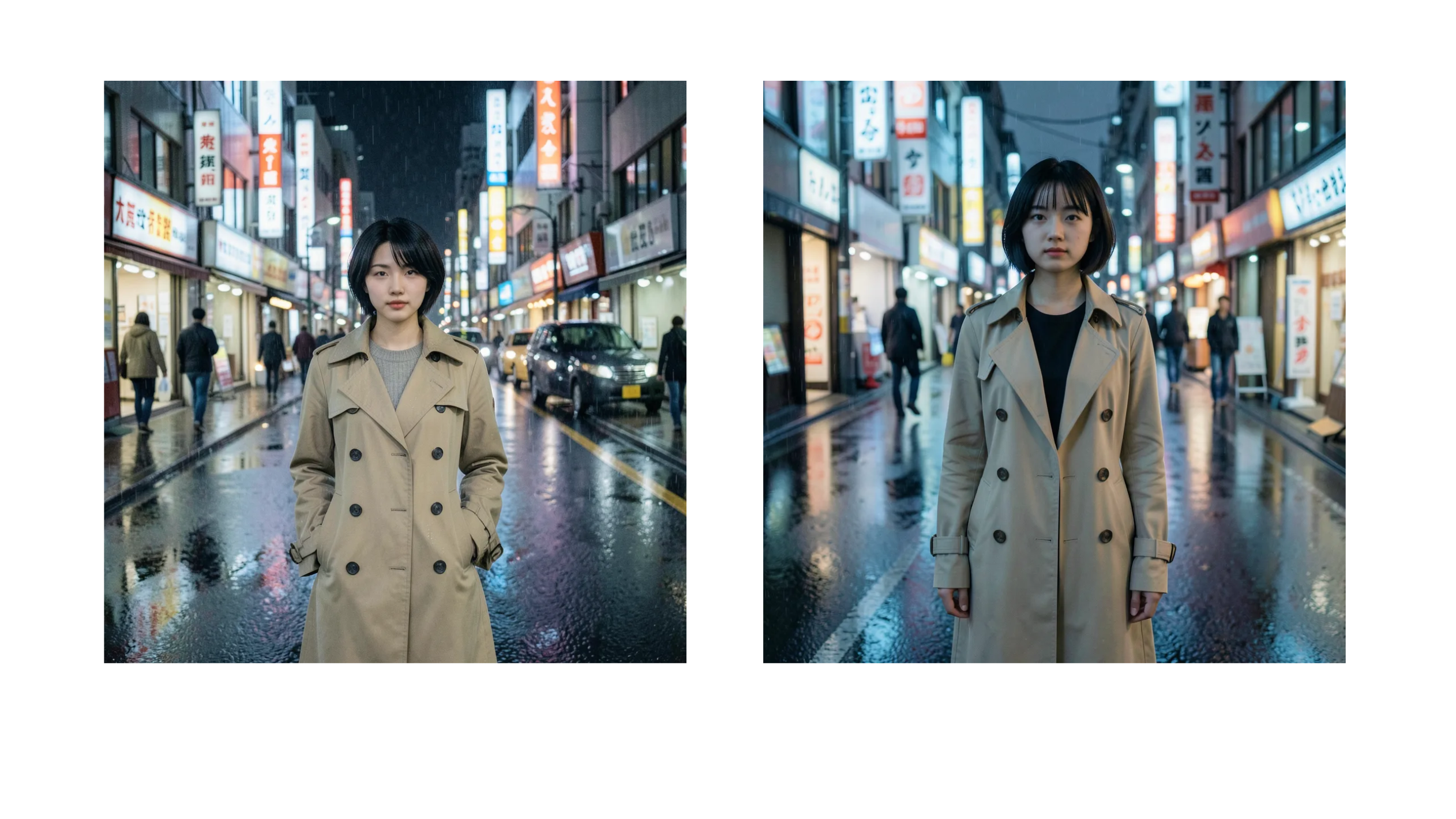 Comparison of FLUX.2 [klein] 4B outputs using vague and specific lighting descriptions