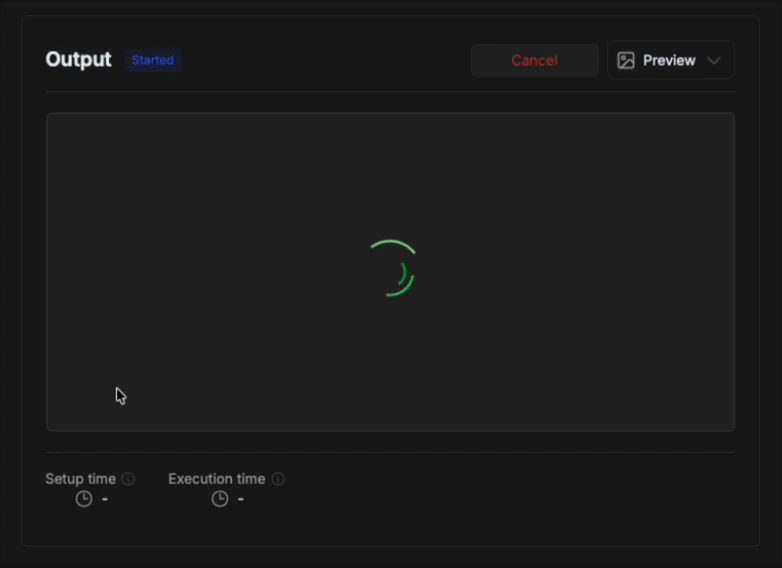 Prediction cancellation from dashboard demo