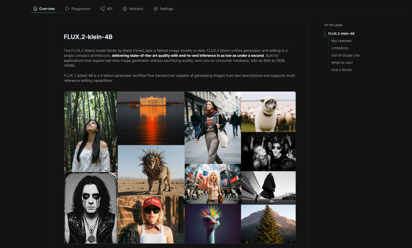 Overview Page Screenshot